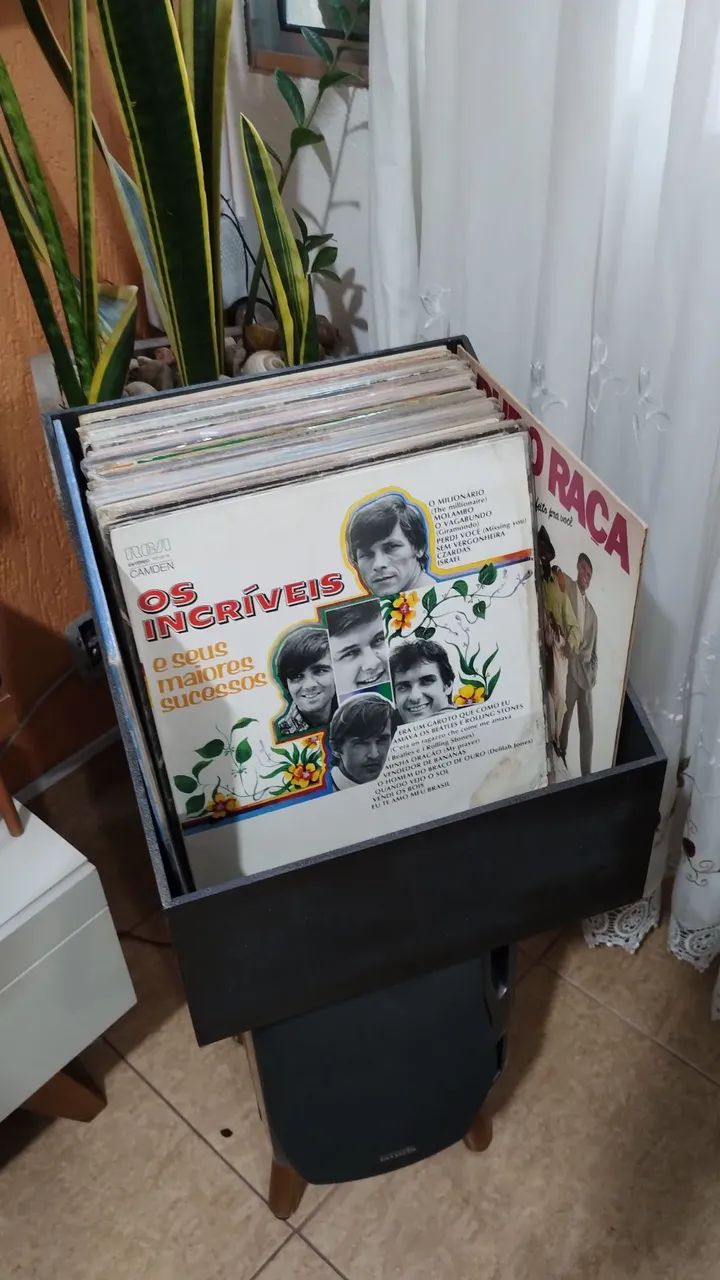 Caixa para Discos de vinil 