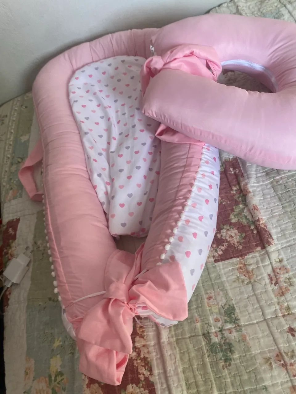 Ninho para bebê + almofada de amamentação  - Foto 2