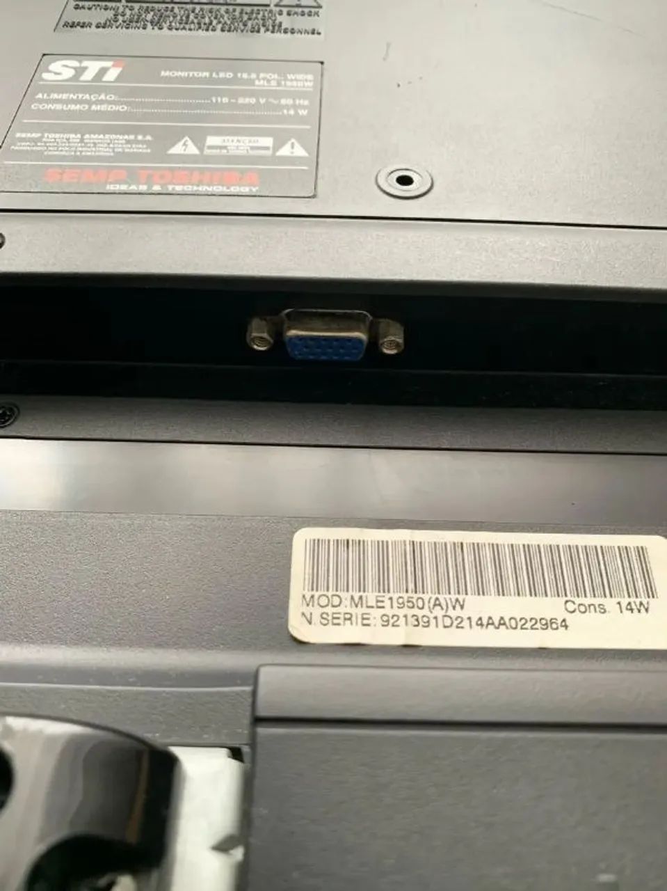 Monitor Sti Led Vga 19 Polegadas Mle1951  - Foto 4