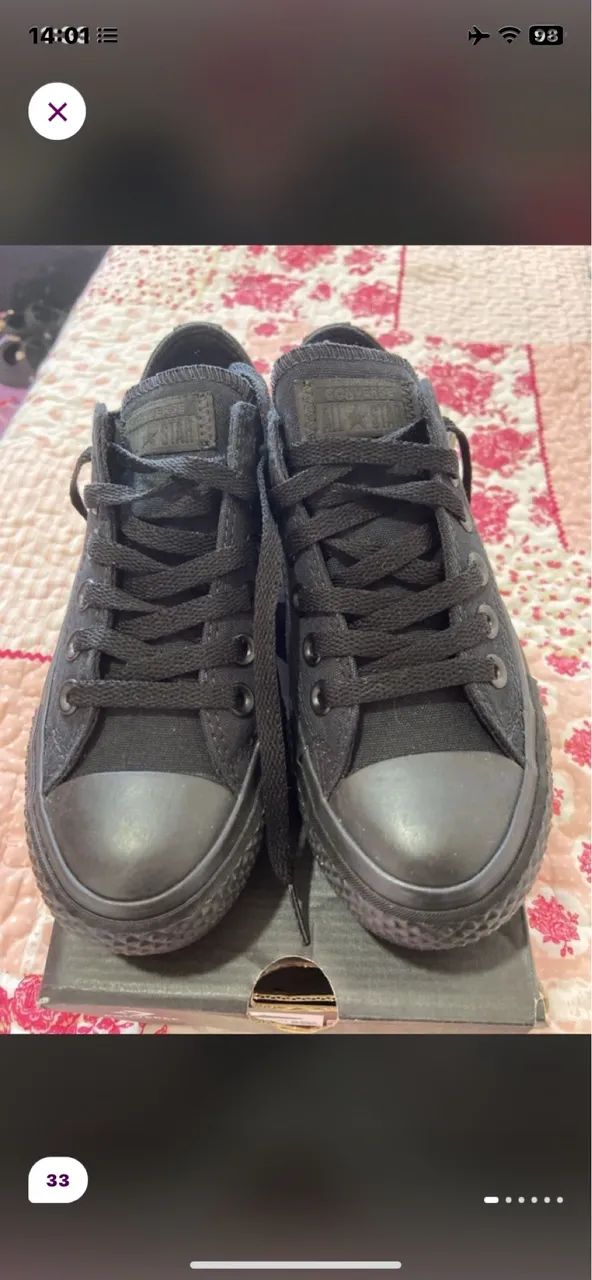 Tênis converse All Star plataforma 33
