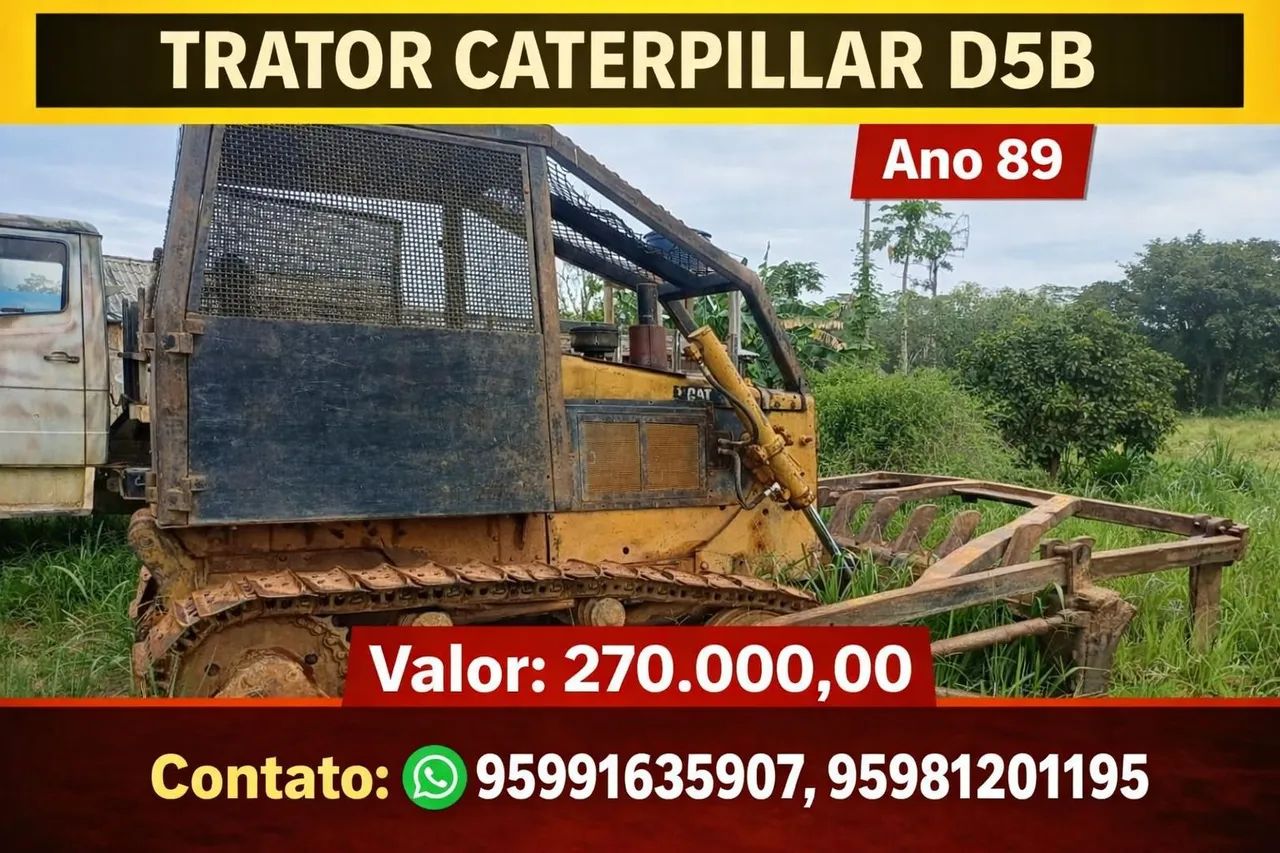 Vendo trator de esteira D5B 