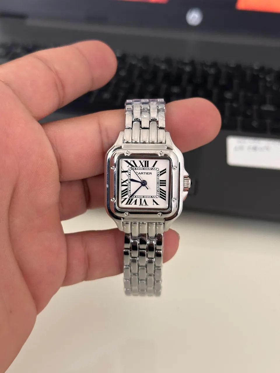 relógio cartier pantere silver - Foto 4