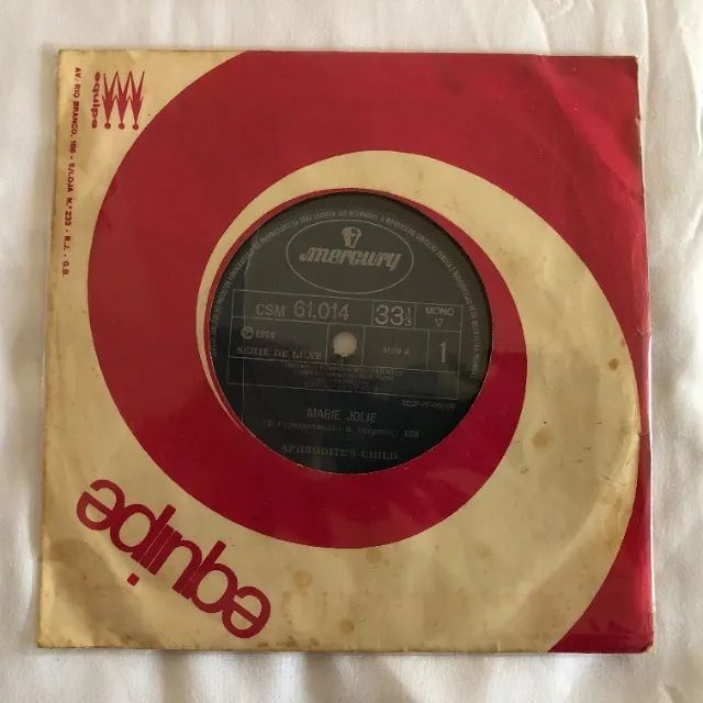 Aphrodite's Child: Marie Jolie / 5 O'clock (1970) Disco Vinil Compacto - Foto 2