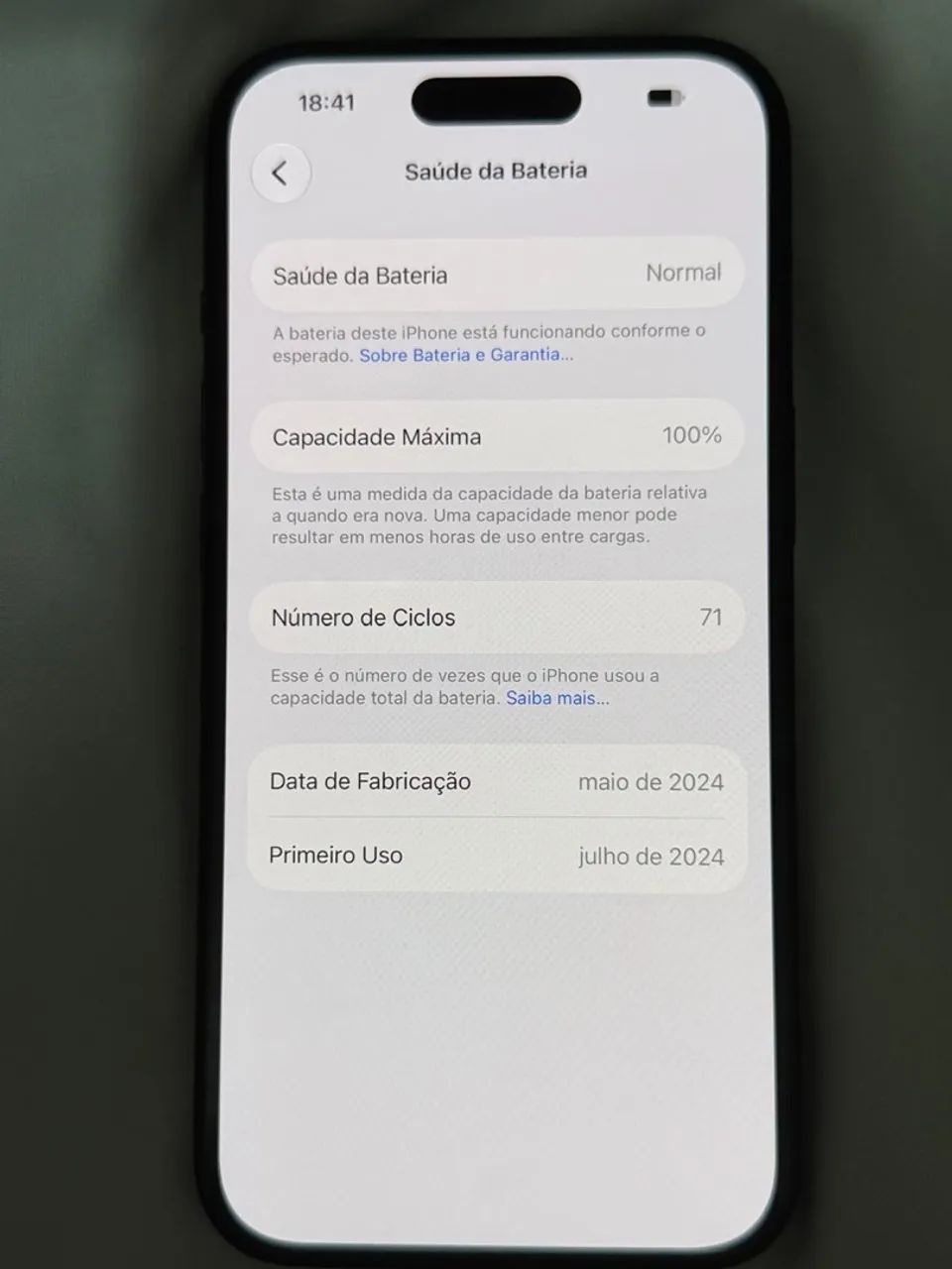 IPHONE 15 128GB IMPECÁVEL  - Foto 2