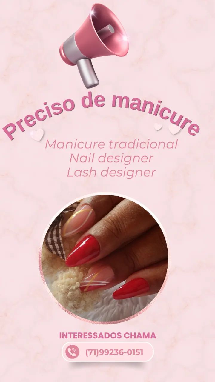 Preciso de Manicure urgente 