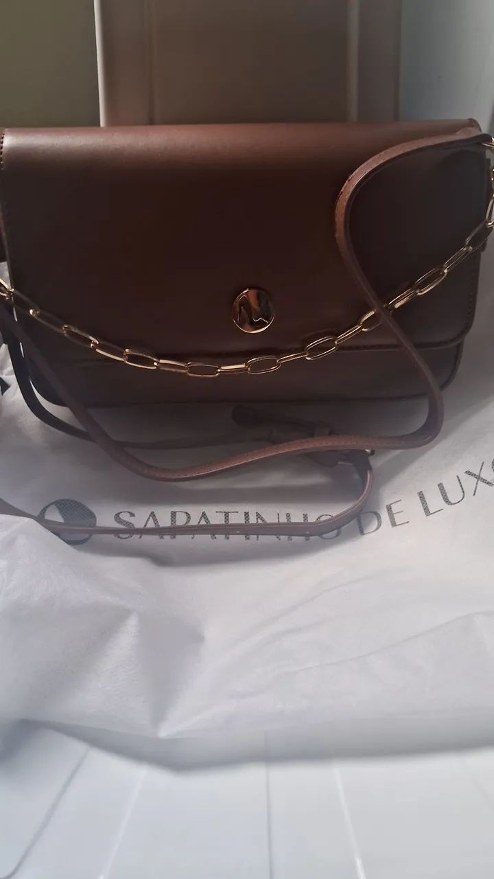bolsa sapatinho de luxo nova - Foto 2