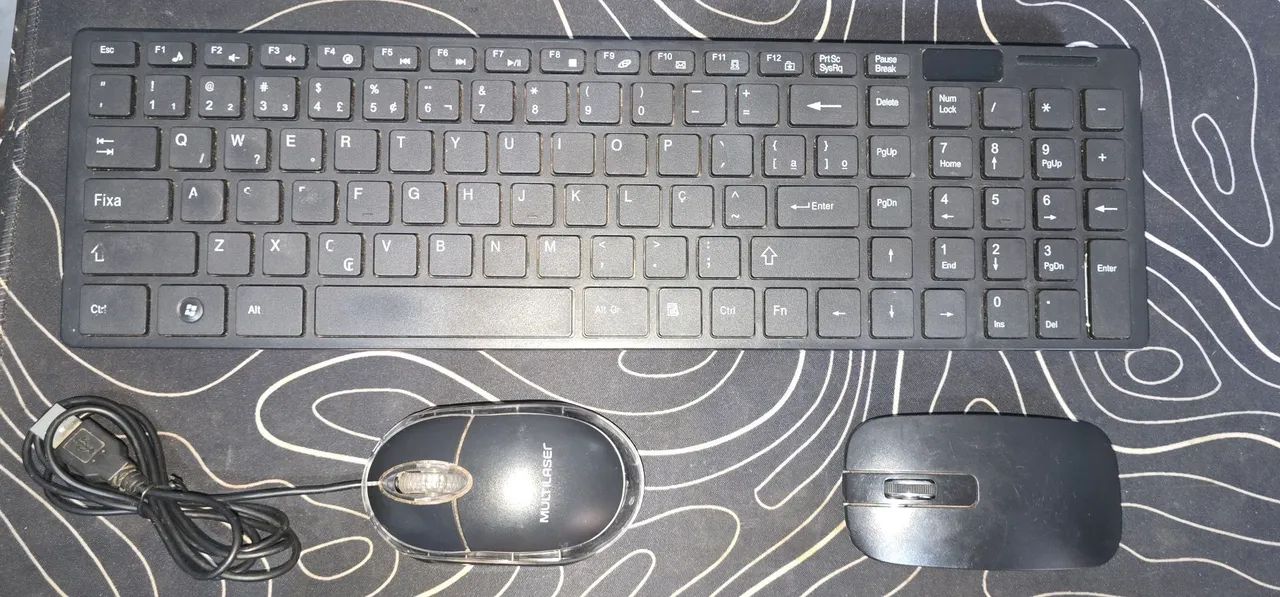 Teclado e mouse 