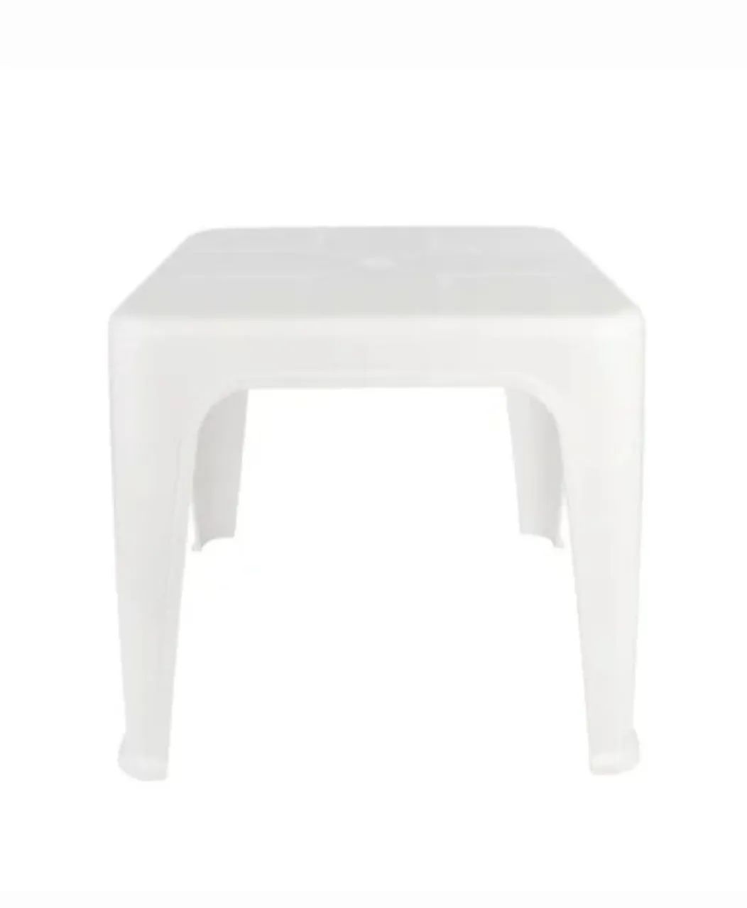 MESA DE PLÁSTICA DE APOIO 51X51X43Cm ALT BRANCA MARCA MOR  - Foto 2
