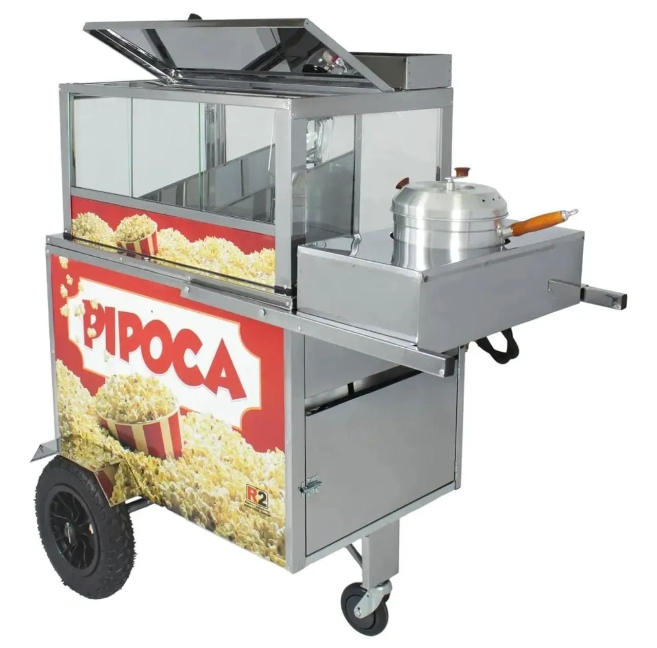 Carrinho de Pipoca Inox Novo