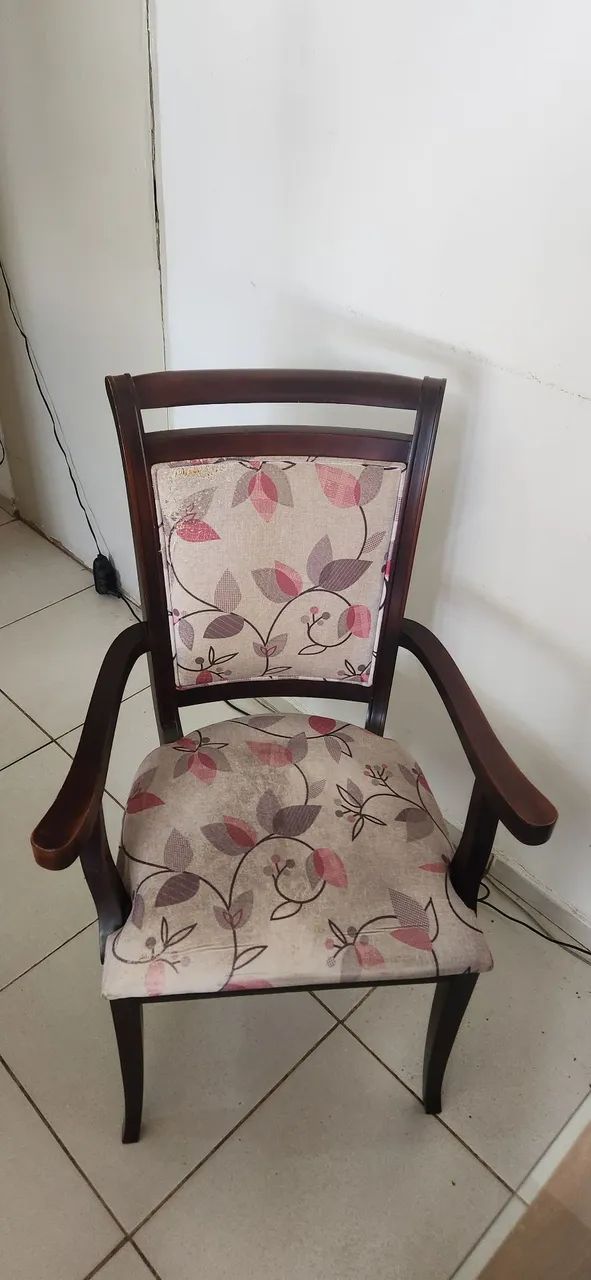 Conjunto de Cadeiras Melanie - Madeira Maciça - 2 unidades - Foto 4