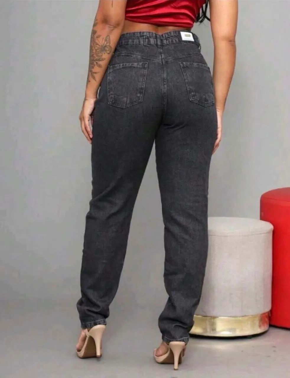 Calça mom jeans feminina  - Foto 2