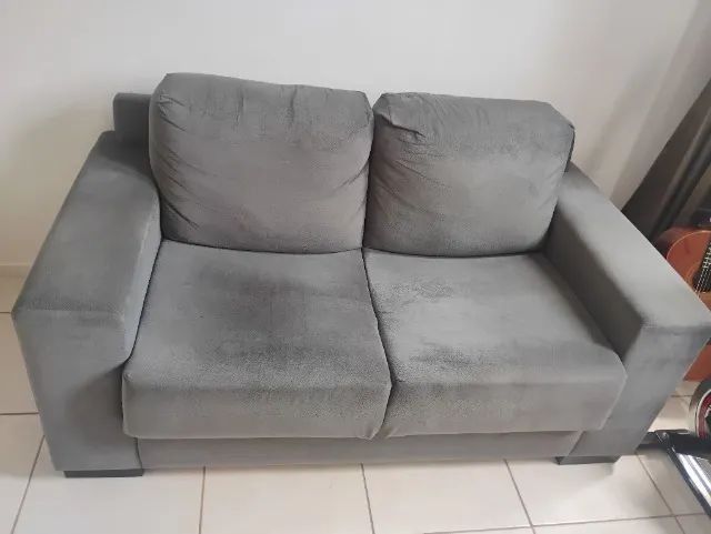 Sofá Suede 02 Lugares