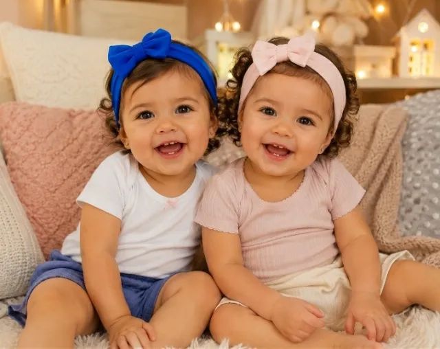 KIT COM 3 TIARAS COM LACINHO EM MALHA MACIA RECÉM NASCIDO BEBÊ / INFANTIL - Foto 2