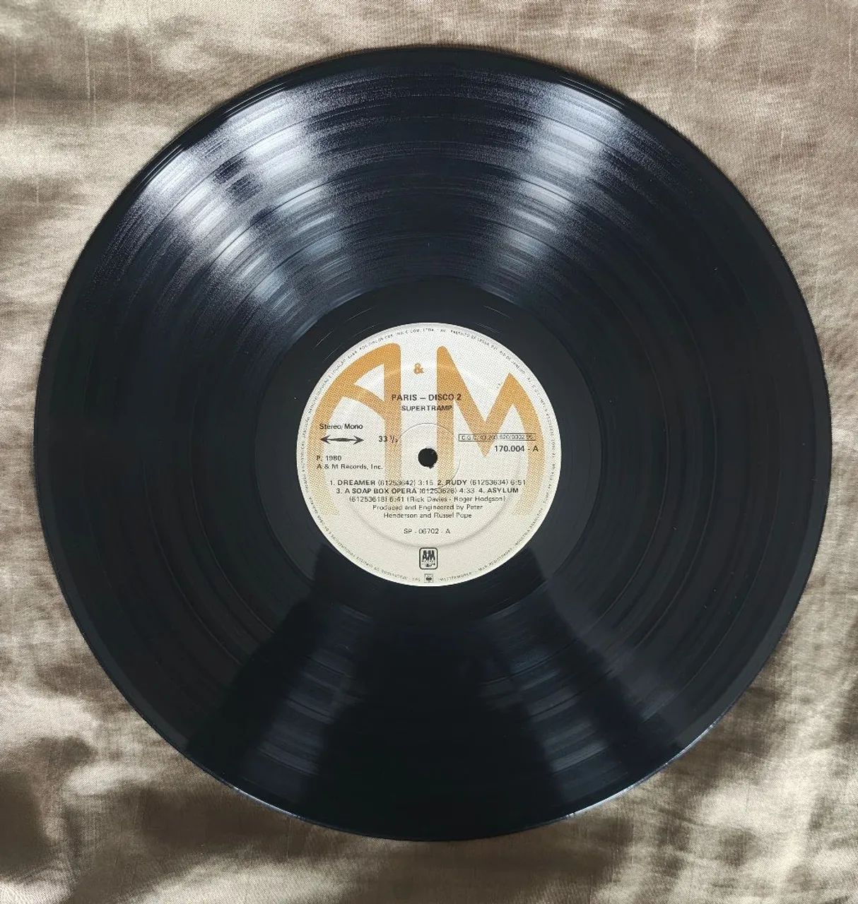 Lp Disco Vinil Supertramp Páris  - Foto 4