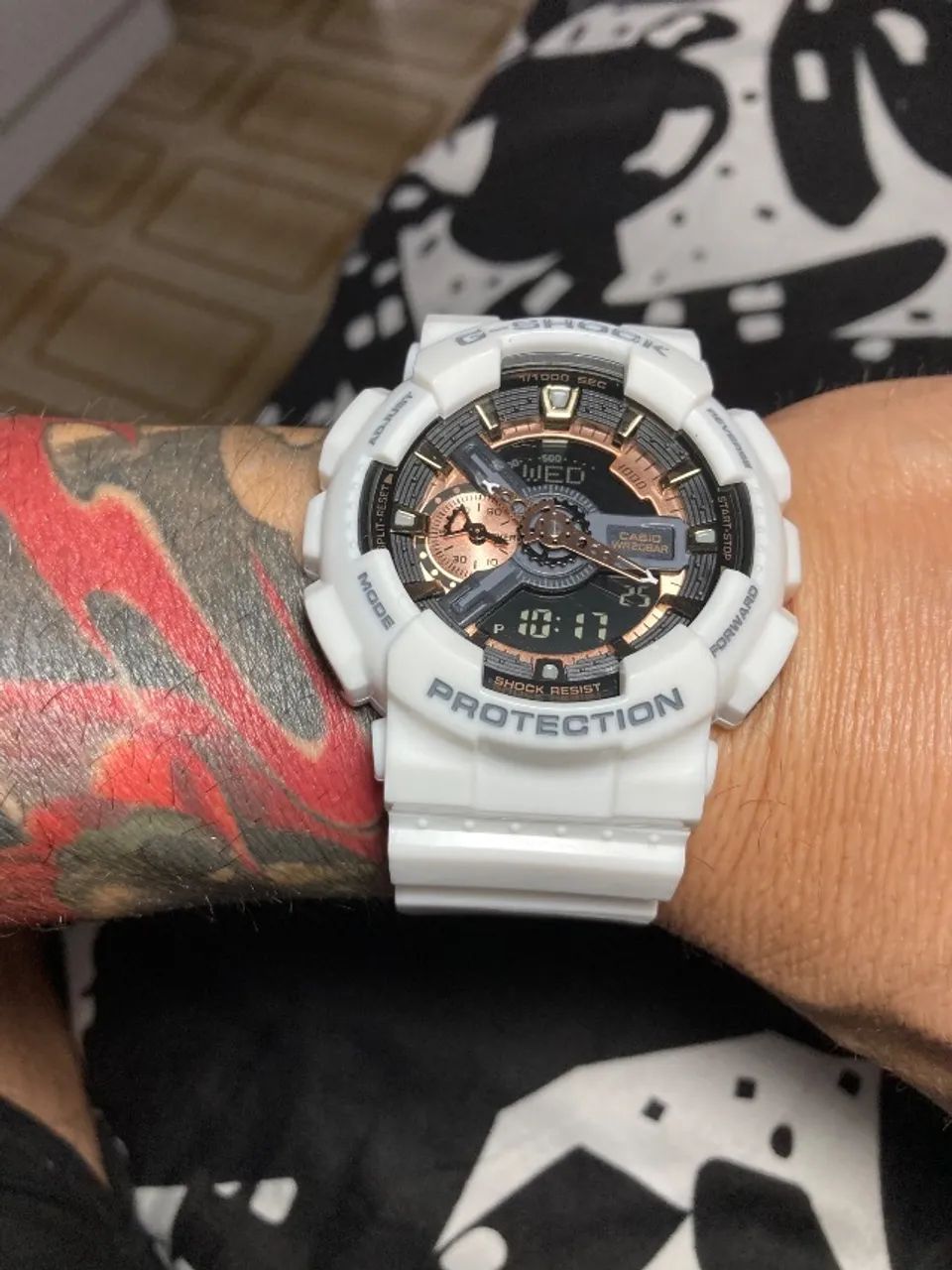 Relógio Casio G-Shock Branco com rose - Foto 2