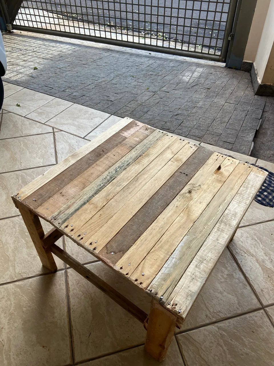 Mesa rustica pallet - Aceito cartao