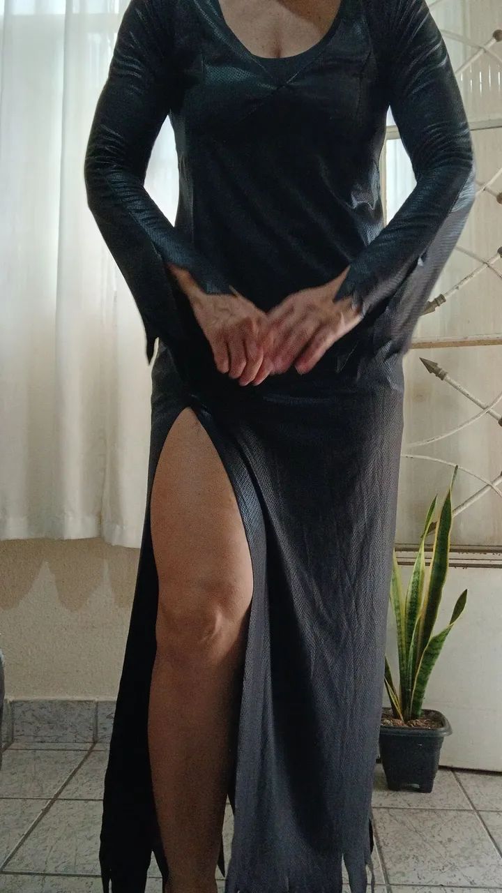 Fantasia da Morticia  tam M - Foto 5