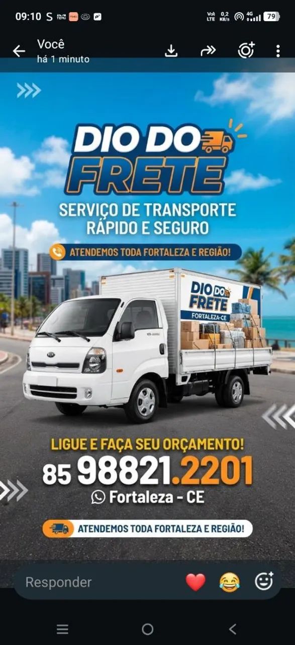 *frete e mudanças , capital e interior* 