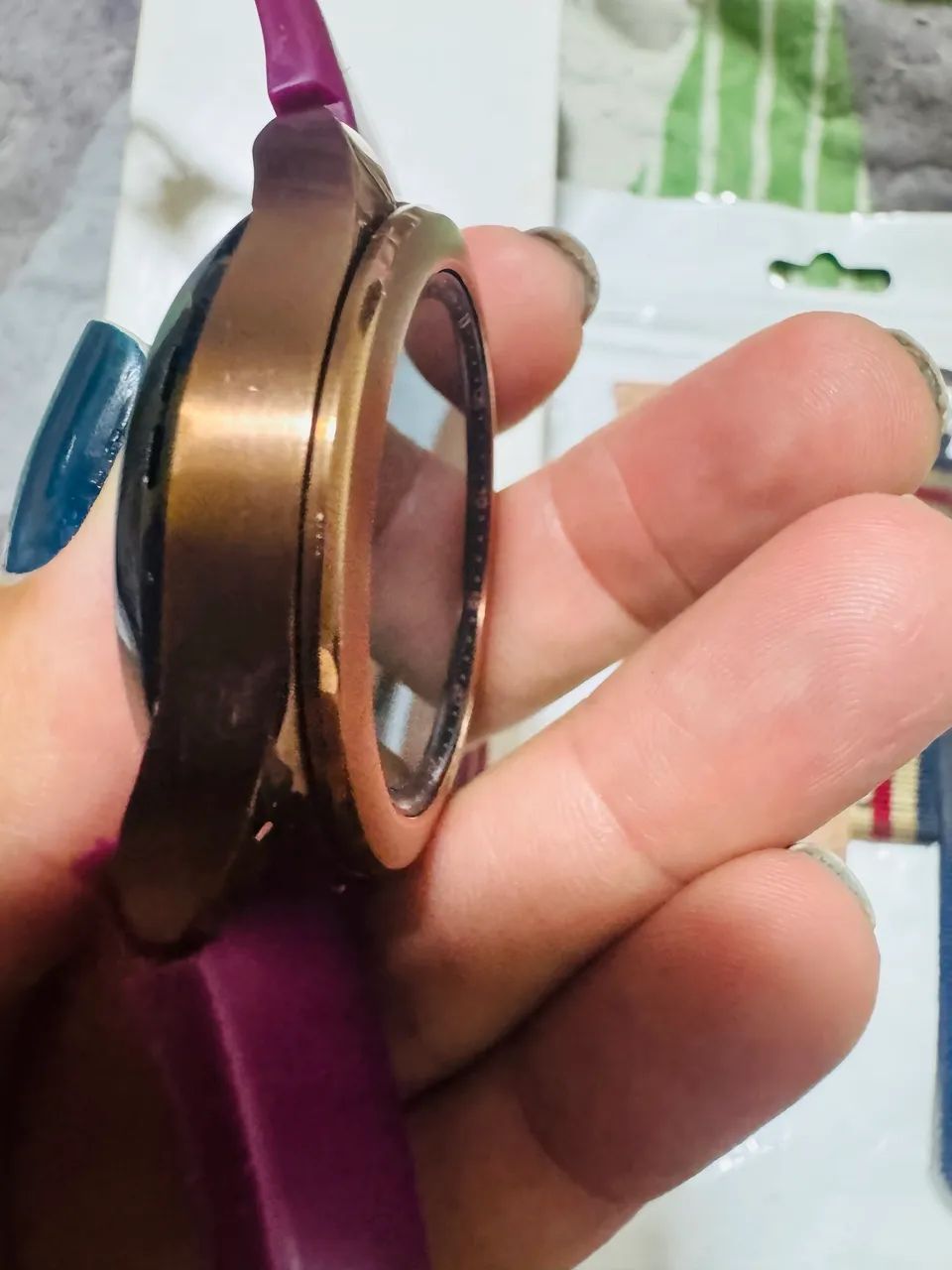 Relógio Samsung Smart Whatch 3 Bronze 41mm LTE - Foto 5
