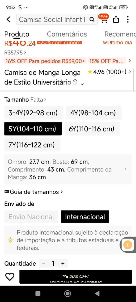 Roupa social de menino 5 anos  - Foto 5