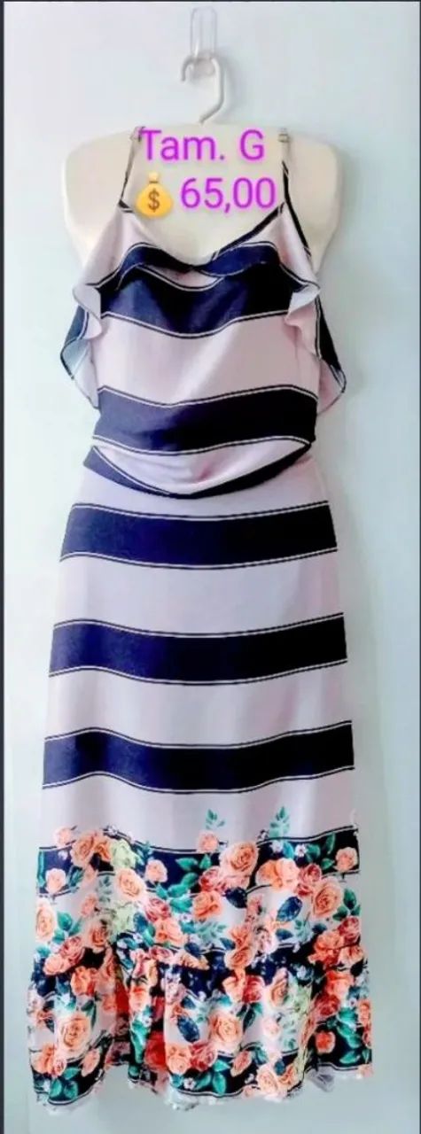 Vestido longo estampado G. - Foto 2