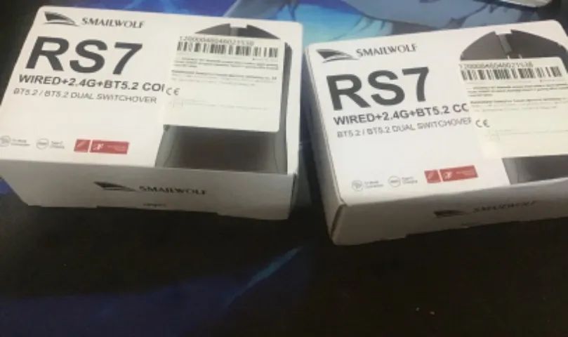 Mouse rs7 smailwolf sem fio tri mode. Sensor paw 3311. Ótimo para fps  - Foto 3