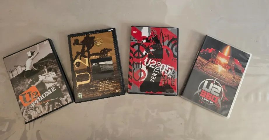 Lote de DVDs U2