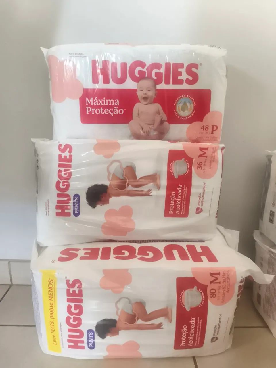 Fralda Huggies M e P, vendo separadas!!