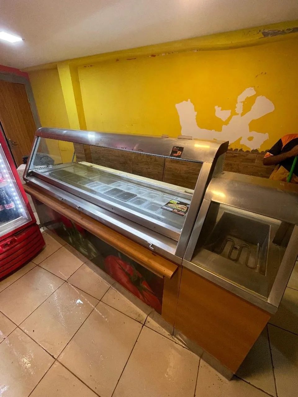 Balcão condimentadora refrigerada 