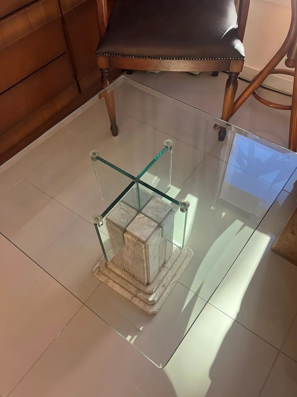 Mesa de centro/lateral elegante e sofisticada  - Foto 4