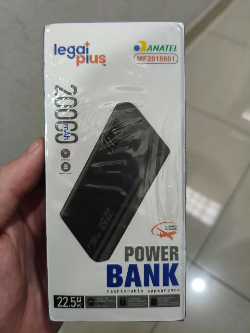 Power Bank 20.000mah Carga rápida 