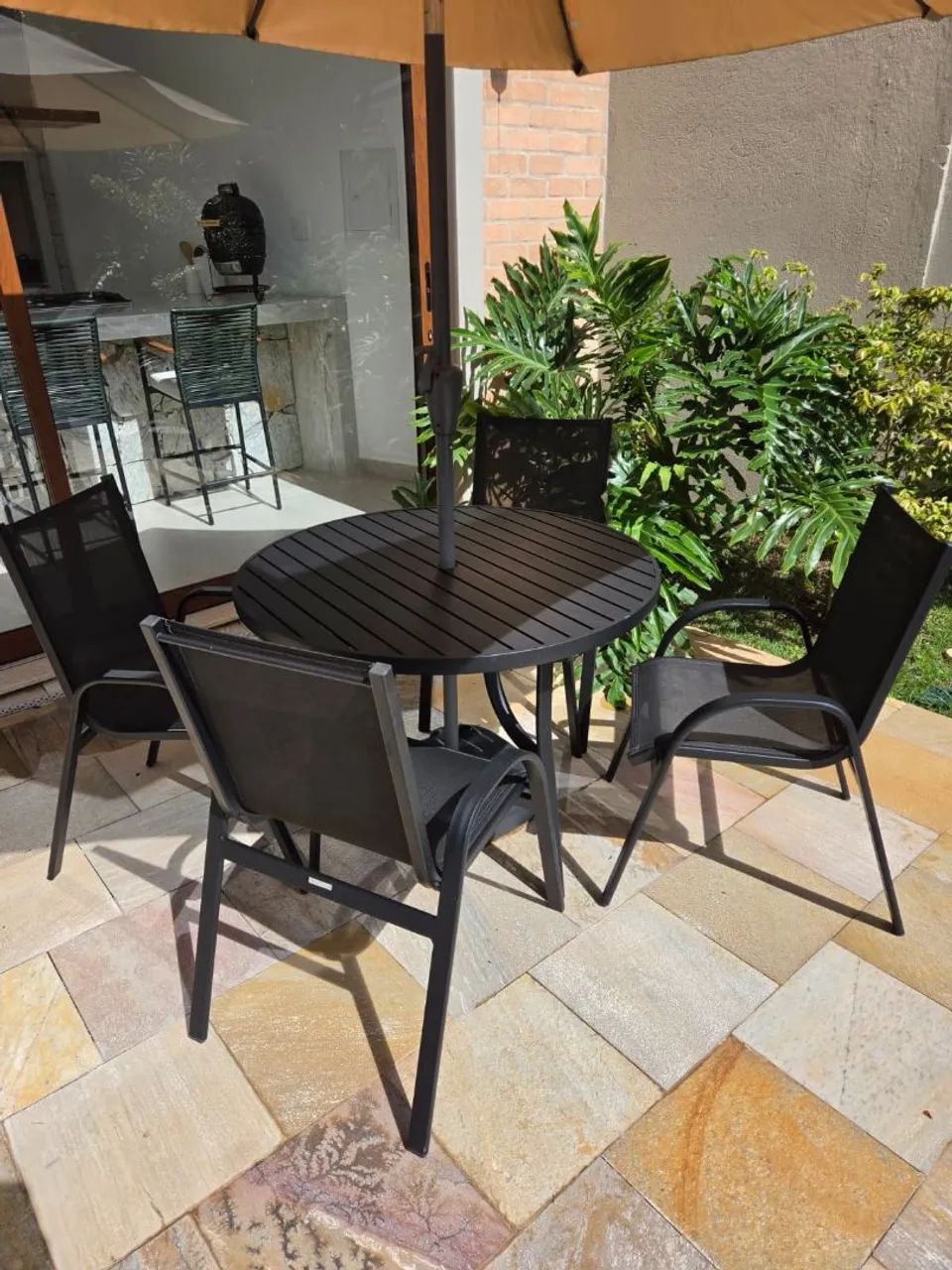 Kit piscina e área externa - Espreguiçadeira e mesa - Foto 5