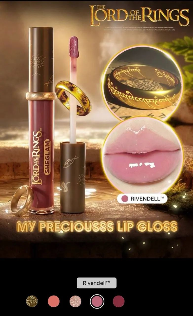 Kit SHEGLAM Kit SHEGLAM Gloss O Senhor dos Aneis + Gel Sobrancelha - Foto 5