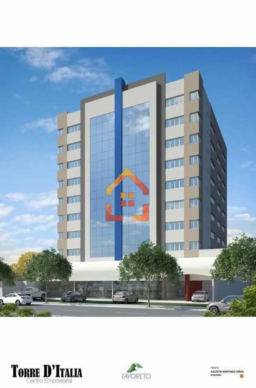 Sala à venda e locação no Edifício Torre D'Italia, com 50 m² - Centro Empresarial - Ibipor - Foto 2