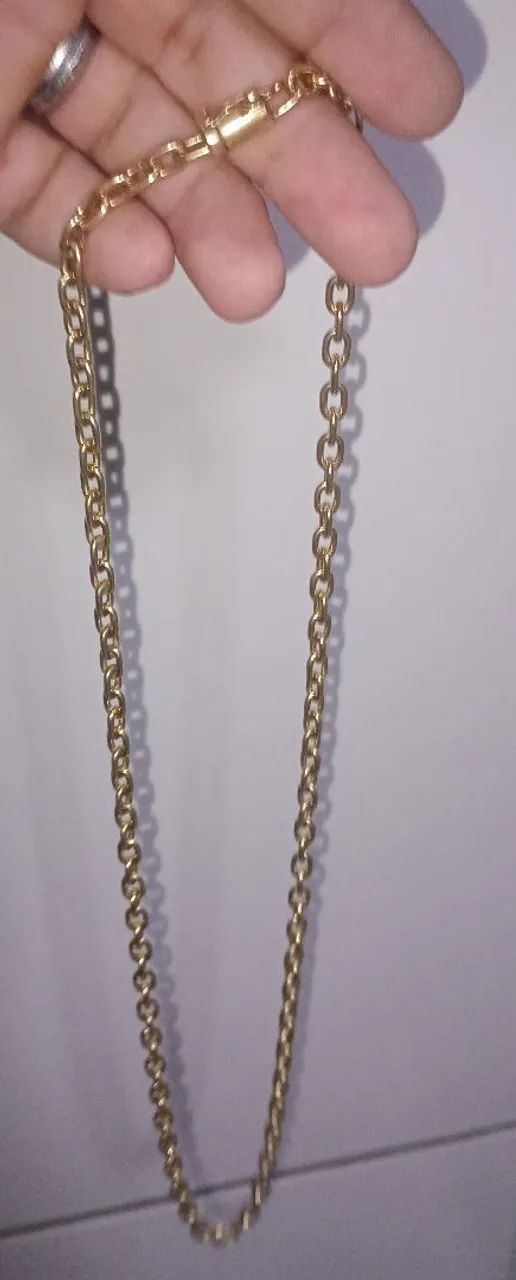 Cordão lindo de moeda antiga - Foto 5