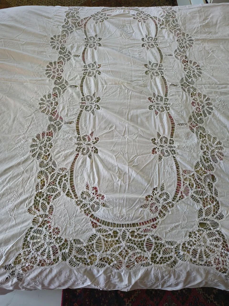 Toalha de mesa antiga 