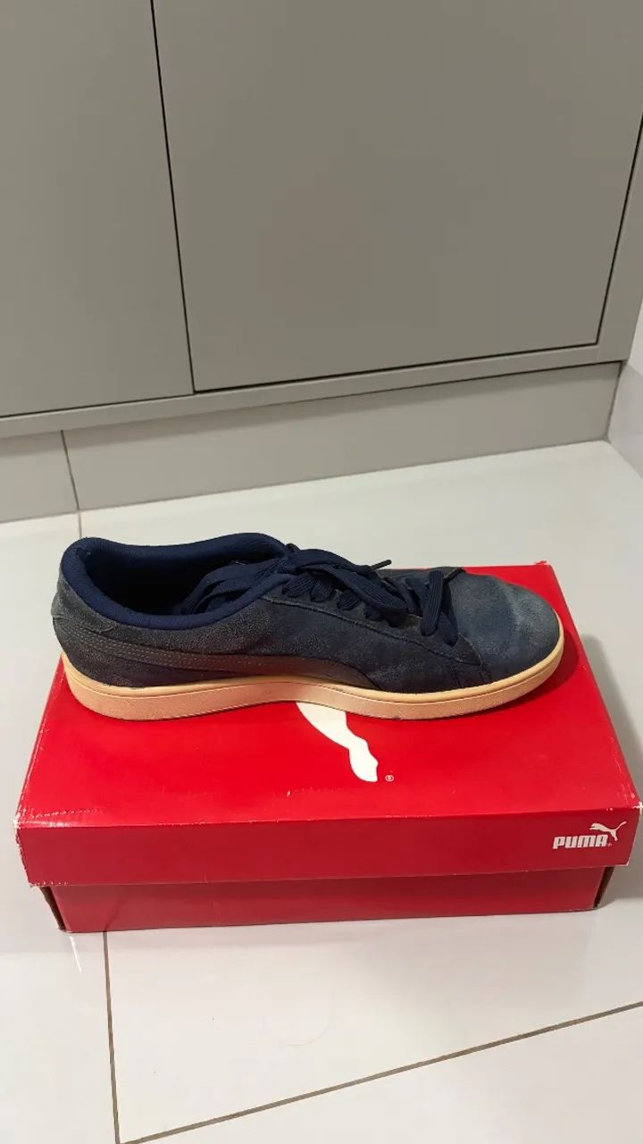 Tênis Puma Smash Azul - Foto 2