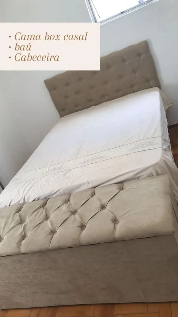 Cama box casal ou solteiro  - Foto 2