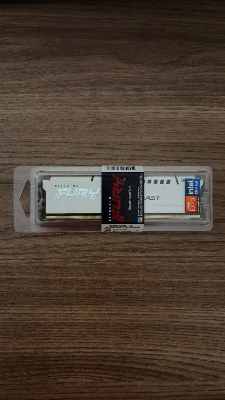 Memória RAM Kingston Fury Beast Expo, 32GB, 6000MT/s, DDR5, DIMM, CL30