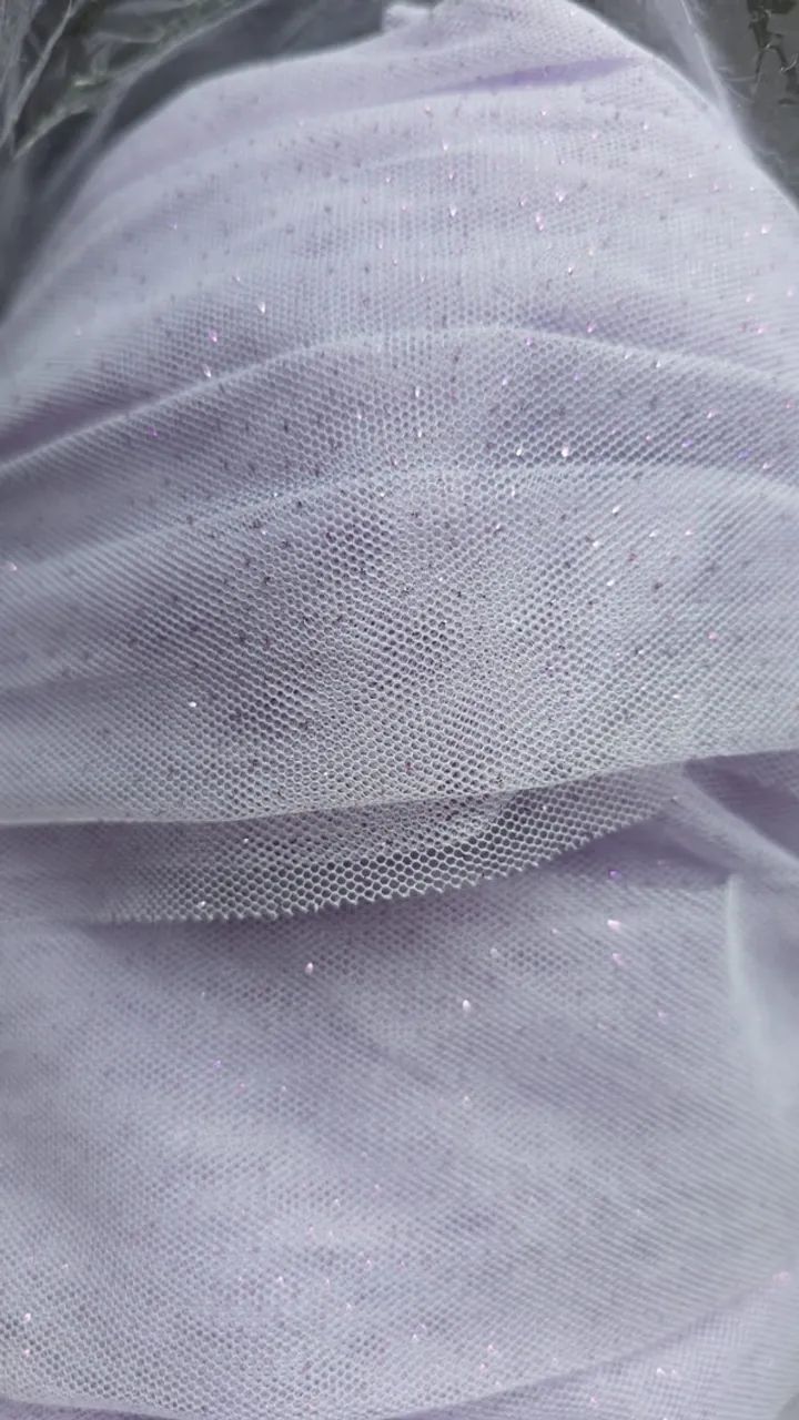 Vestido Longo Multiformas Brilho Lilás 44 - Foto 4