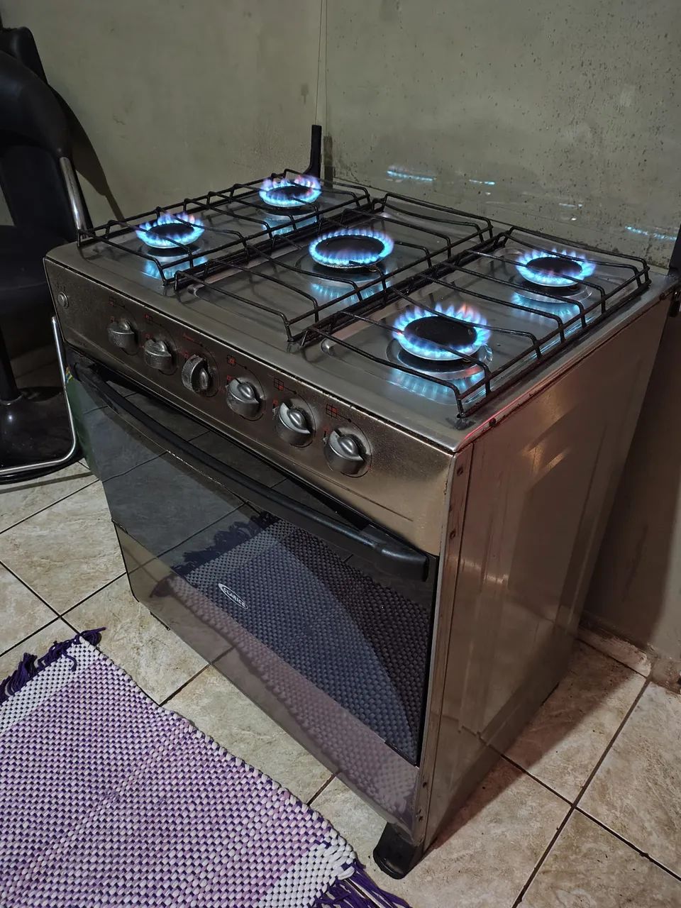 Fogão 5 bocas automático 390$ entrega grátis  - Foto 5