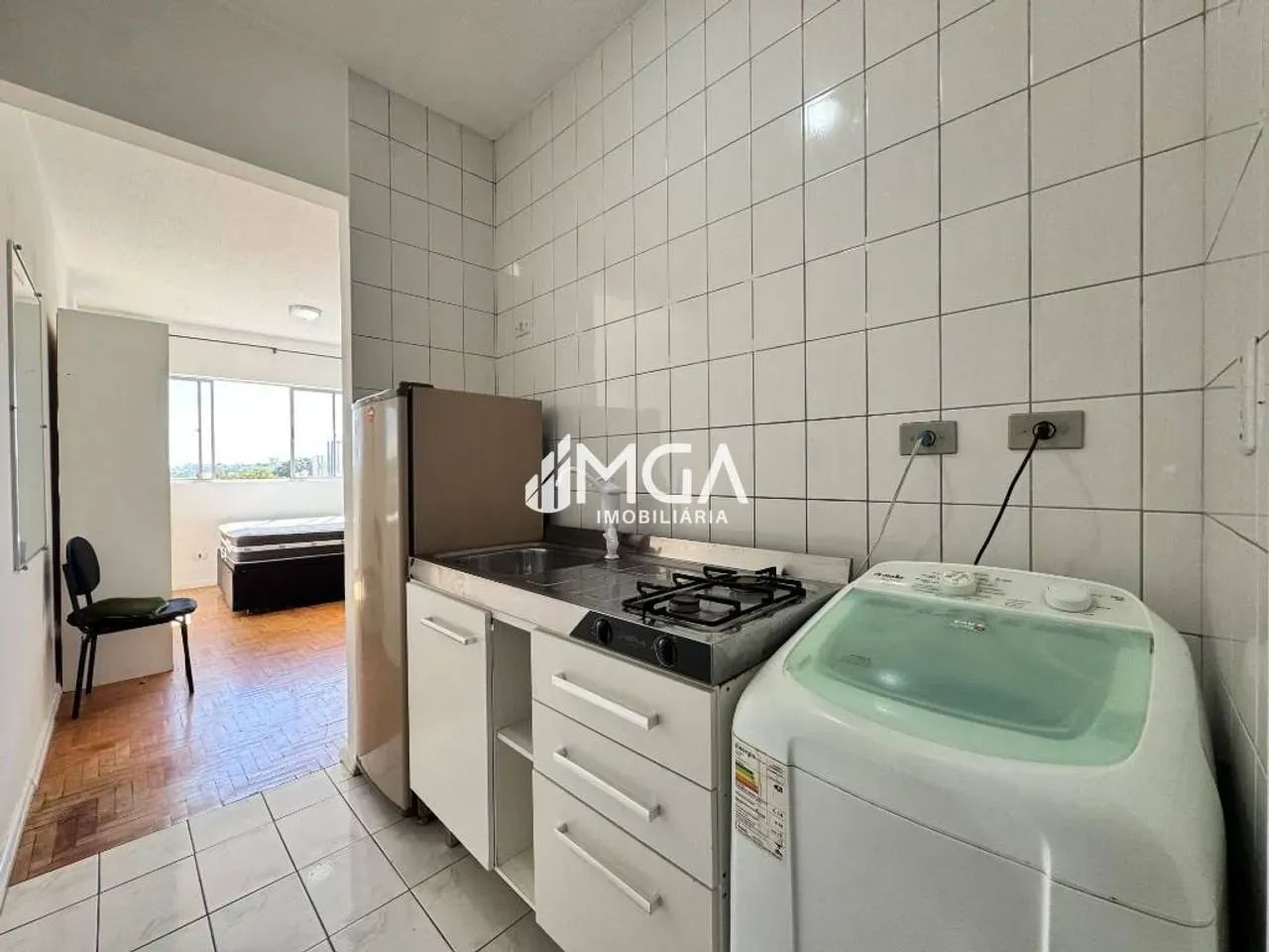 Kitnet com 1 dormitório para alugar, 46 m² por R$ 1.536,00/mês - Edifício Studio Iguaçu -  - Foto 2
