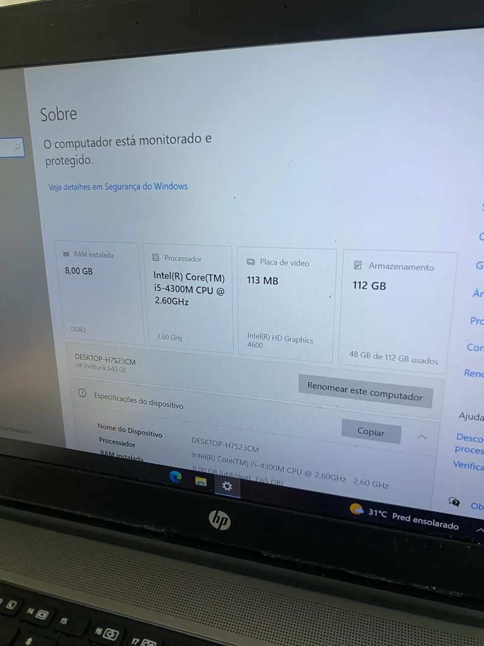 ? NOTEBOOK FULLHD, SSD,8GB DE RAM   - Foto 3