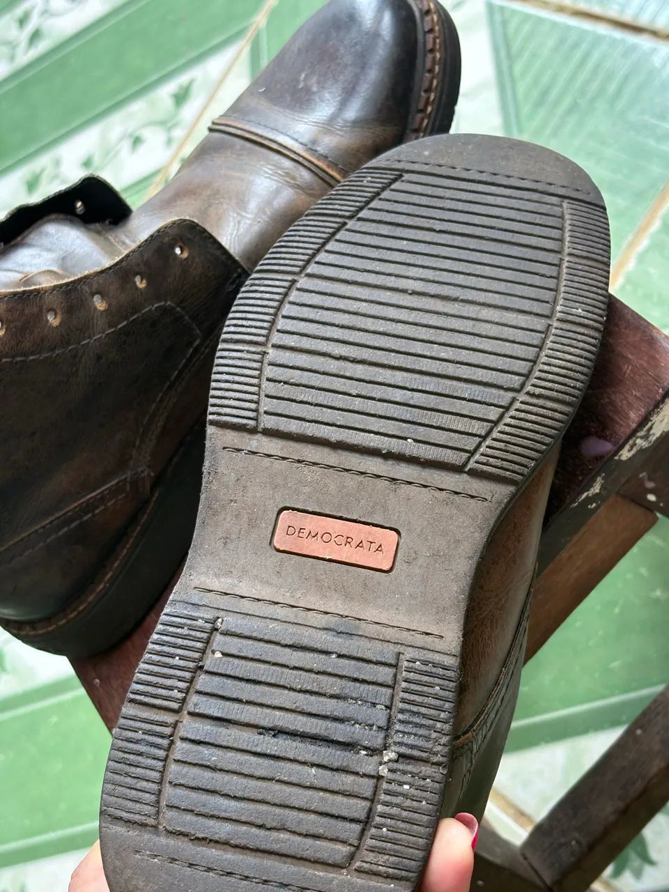 Botas masculina em couro  - Foto 2