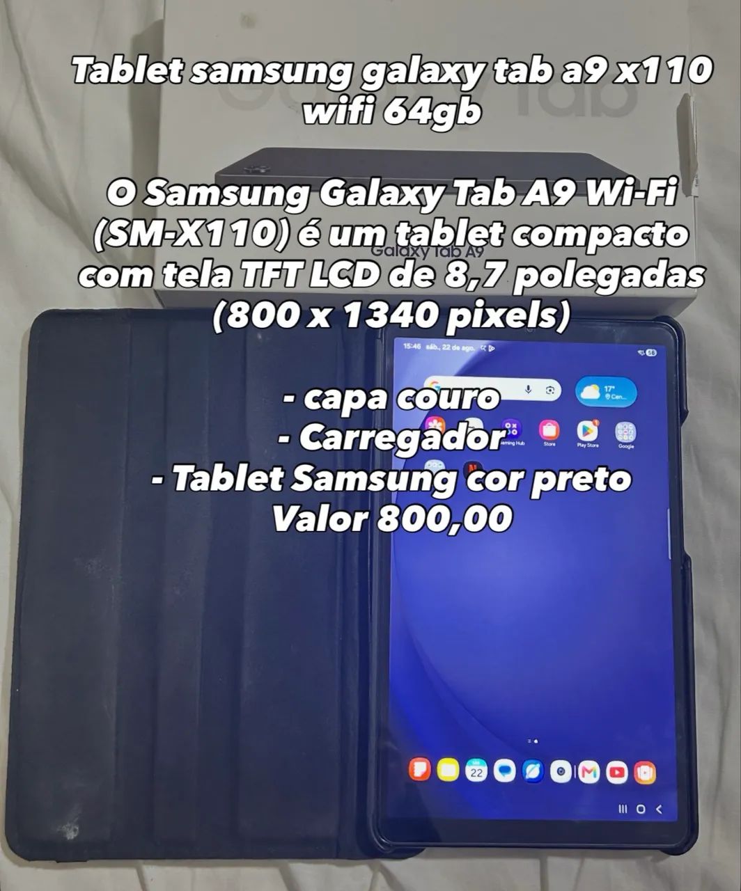 Tablet samsung galaxy tab a9 x110 wifi 64gb 