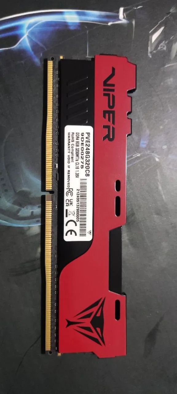 Memória Ram Viper 8gb DDR4 3200htz Top - Foto 2