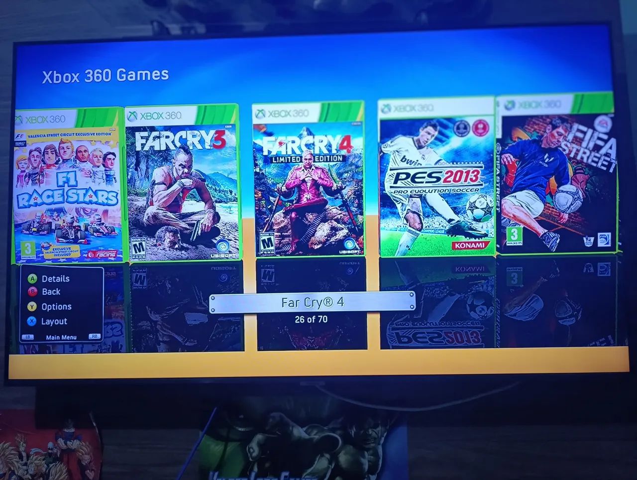 Xbox 360 com 03 meses de garantia/70 jogos/destravado/completo