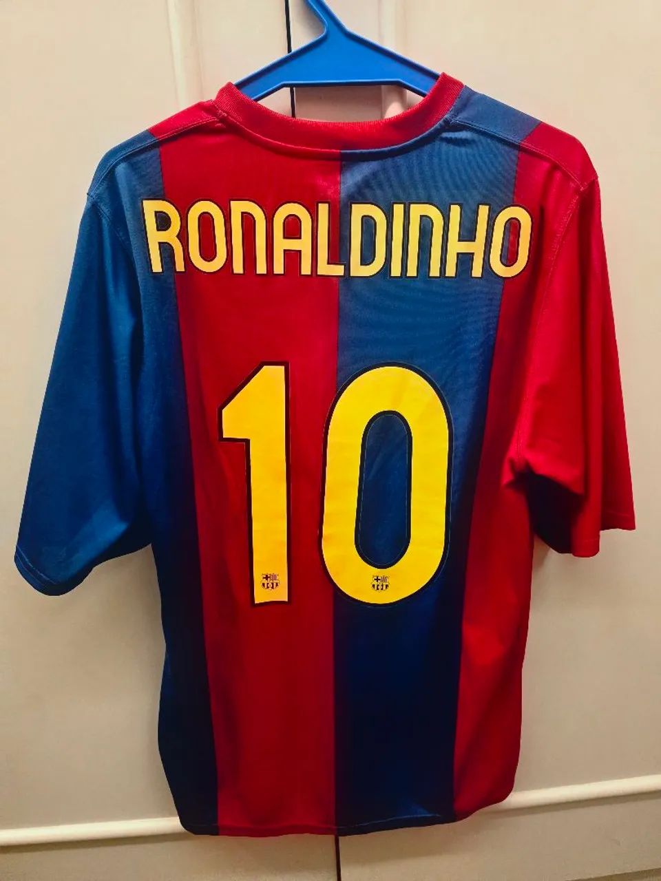 Camisa Barcelona 2003 Ronaldinho - Foto 4