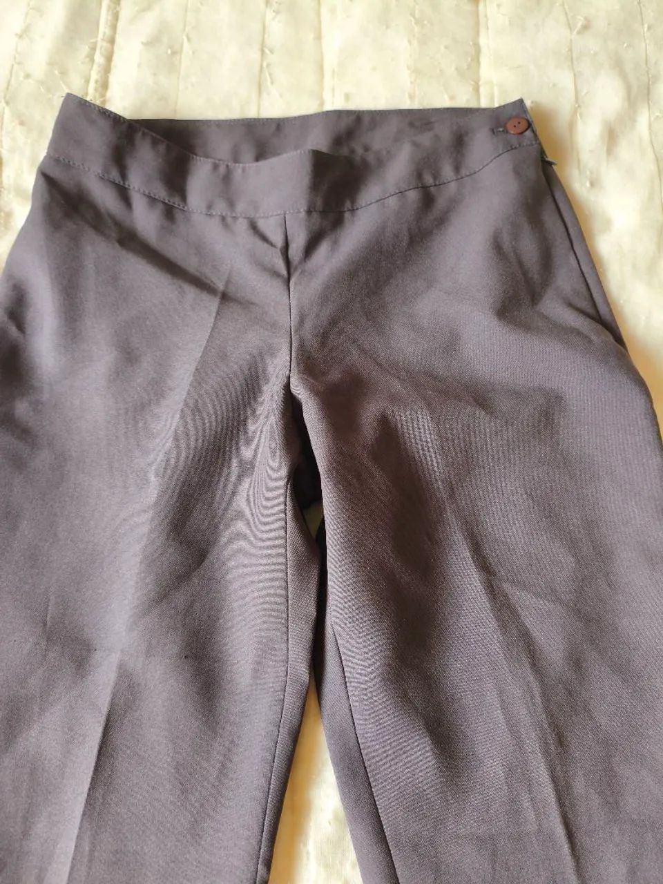 Calça social feminina cinza P - Foto 2
