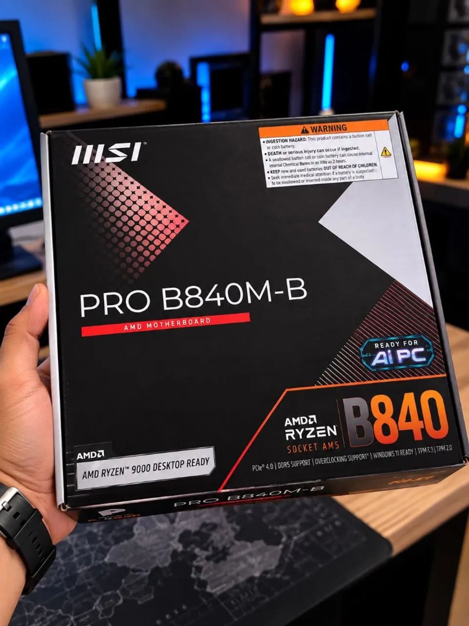 PLACA MAE MSI PRO B840M-B DDR5 AMD B840 AM5 - Foto 3